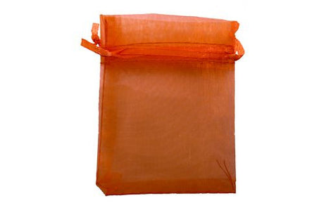 Orange Organza Bag