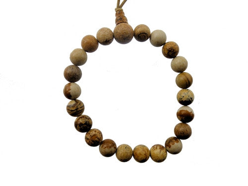 Picture Jasper Beaded Bracelet