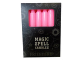 pink friendship candle