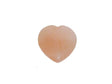 Rose Quartz Healing Crystal Puff Heart Pendant