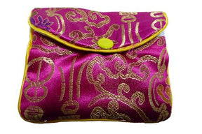 Chinese Purse - Fuschia pink design