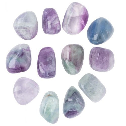 rainbow fluorite crystal