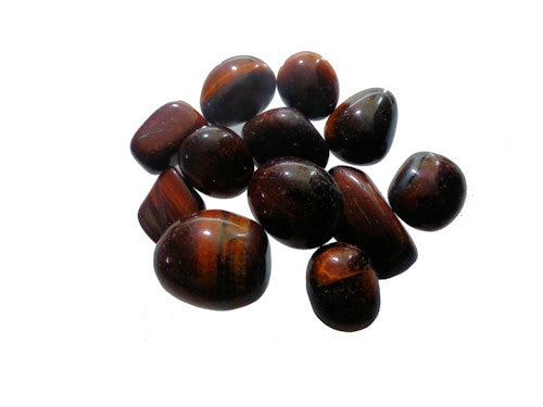 Red Tigers Eye Tumble Stones
