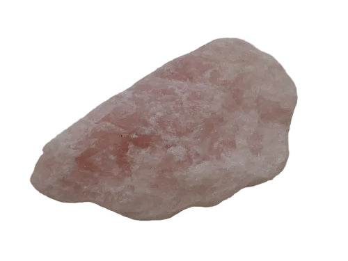 pink rose quartz rough chunk