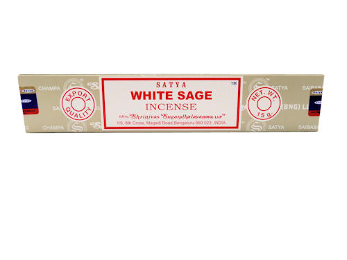 White Sage Incense Satya Nag Champa