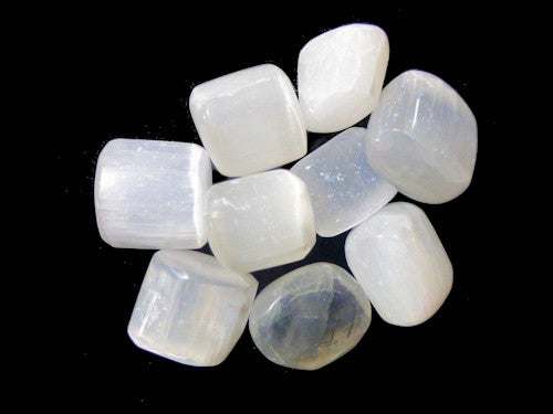 Selenite Tumble Stones