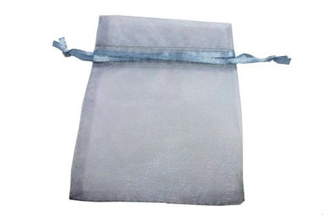 Silver Organza Bag