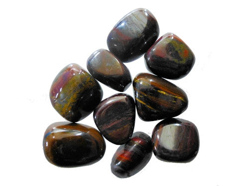 Tiger Iron Tumble Stones