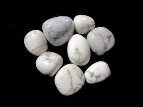 White Howlite Tumbled Stones