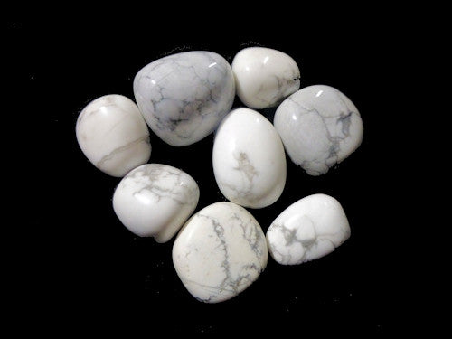 White Howlite Tumbled Stones