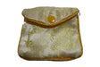 Chinese Purse - light yellow swirl  medium